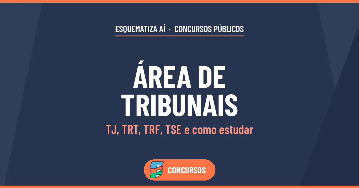 Capa do artigo Concursos da Área de Tribunais: TJ, TRT, TRF, TSE e como estudar