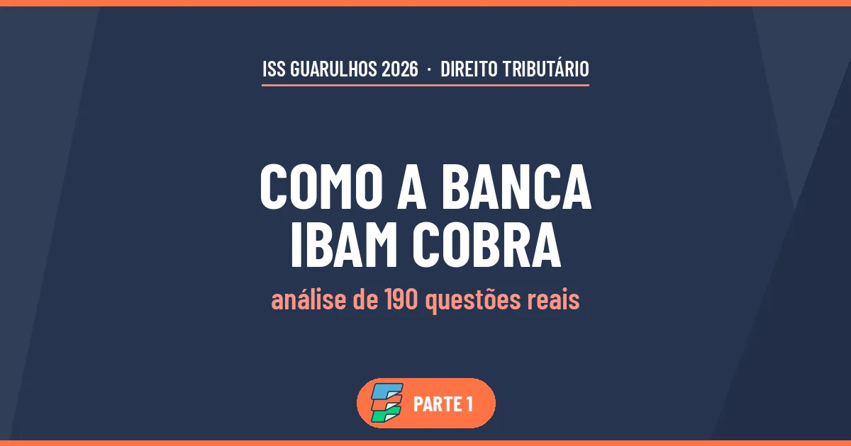 Capa do artigo Direito Tributário para o ISS Guarulhos: como a banca IBAM cobra