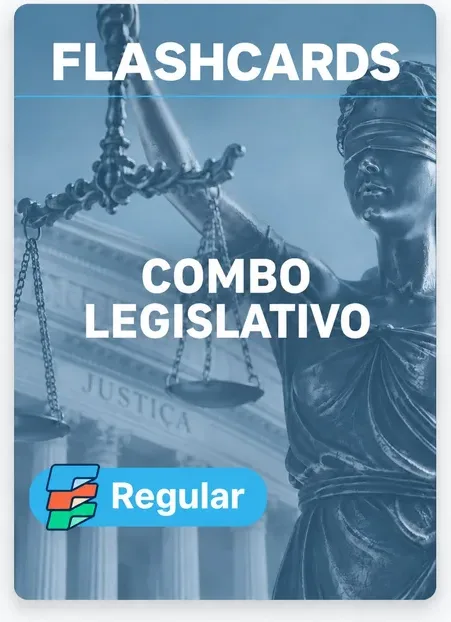 Capa de Combo Flashcards Área Legislativa Regular