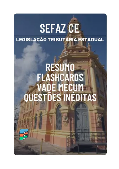 Capa de Combo Legislação Tributária Estadual SEFAZ-CE