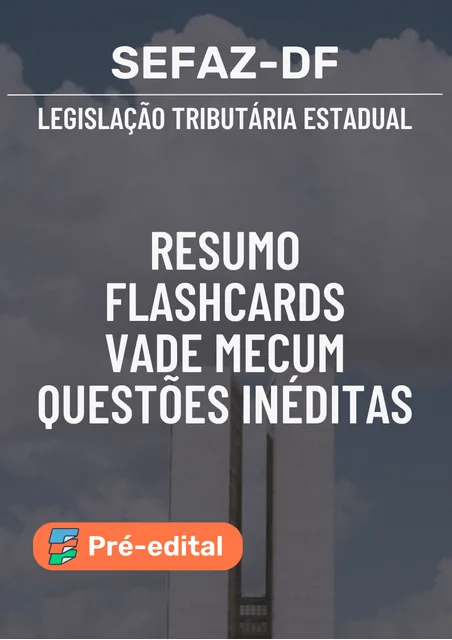 Capa de Combo Legislação Tributária Distrital SEFAZ-DF