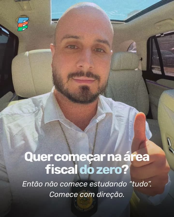 Publicação sobre como começar na área fiscal do zero com uma rotina de estudos