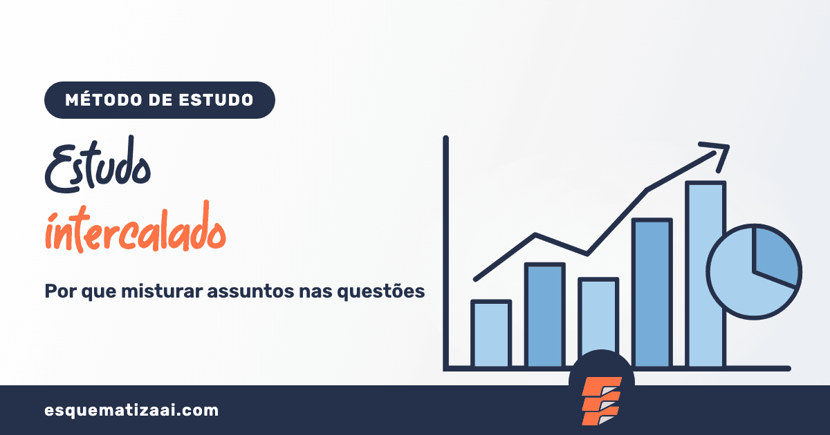 Estudo intercalado: por que misturar assuntos nas questões rende mais na prova