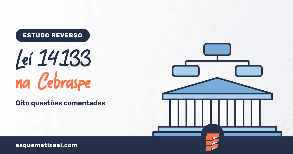 Lei 14.133 na Cebraspe: estudo reverso com oito questões comentadas