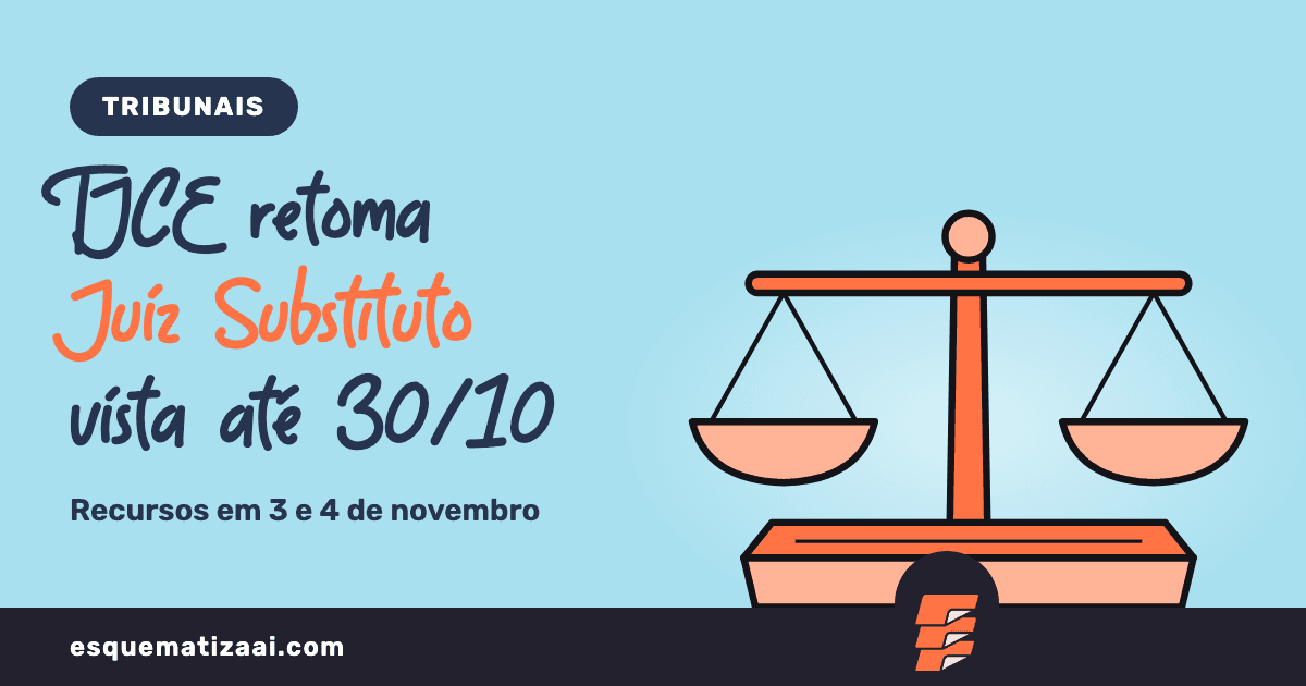 Capa do artigo sobre a retomada do concurso de Juiz Substituto do TJCE