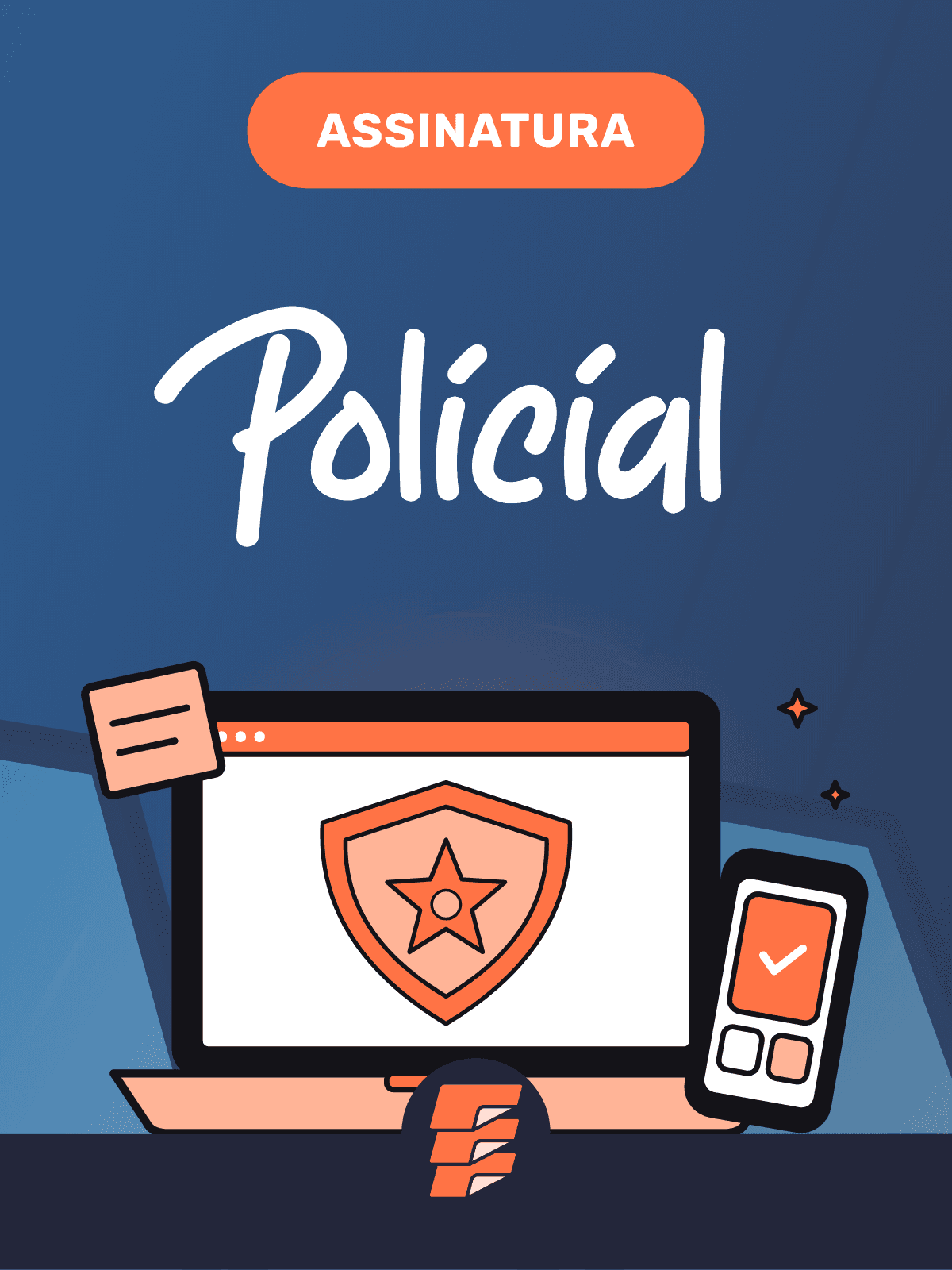 Capa do material Assinatura Policial
