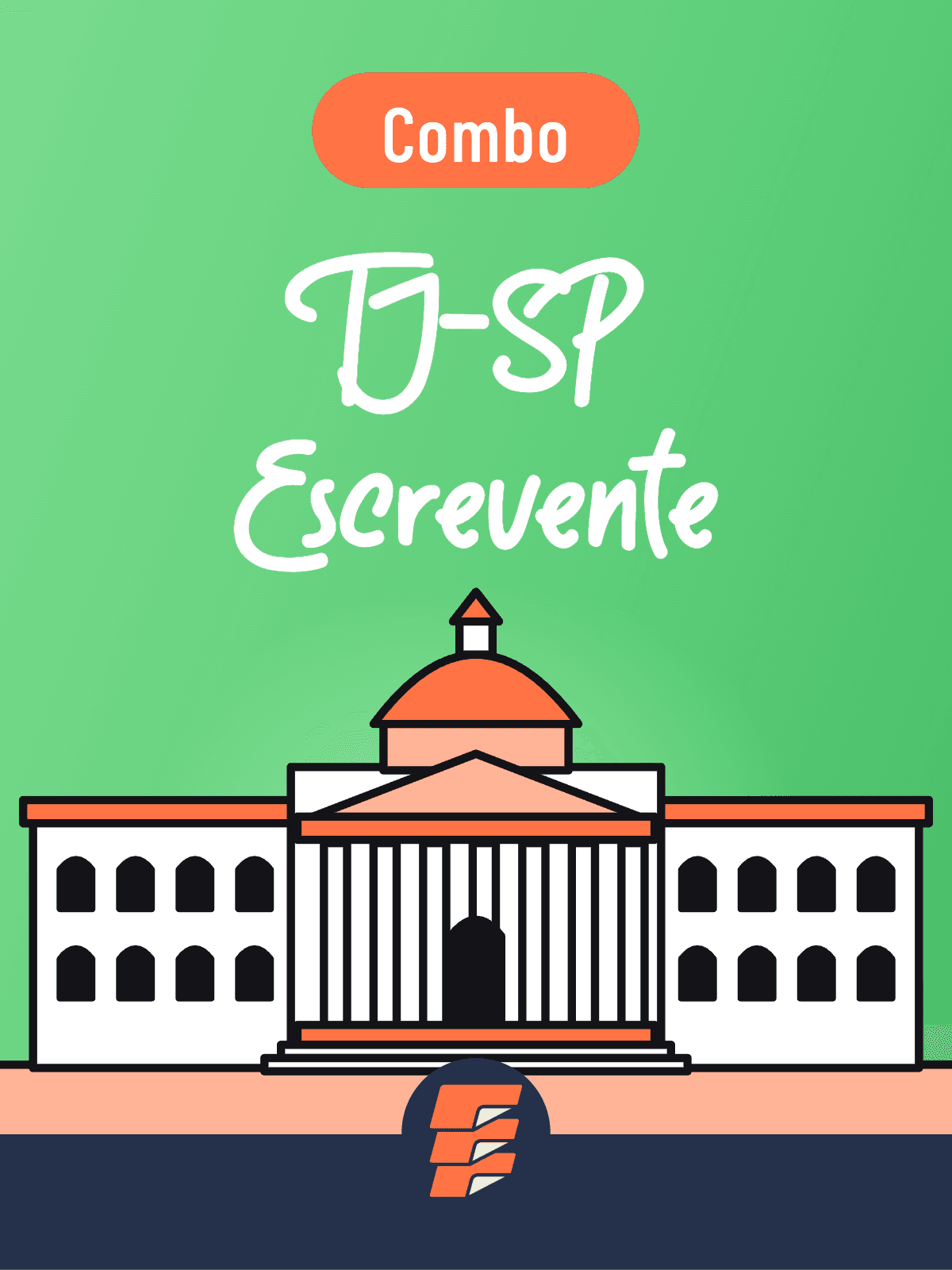 Capa de Combo Resumos + Flashcards TJ-SP Escrevente (pós-edital)