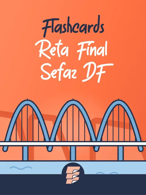 Capa de Flashcards Reta Final SEFAZ-DF