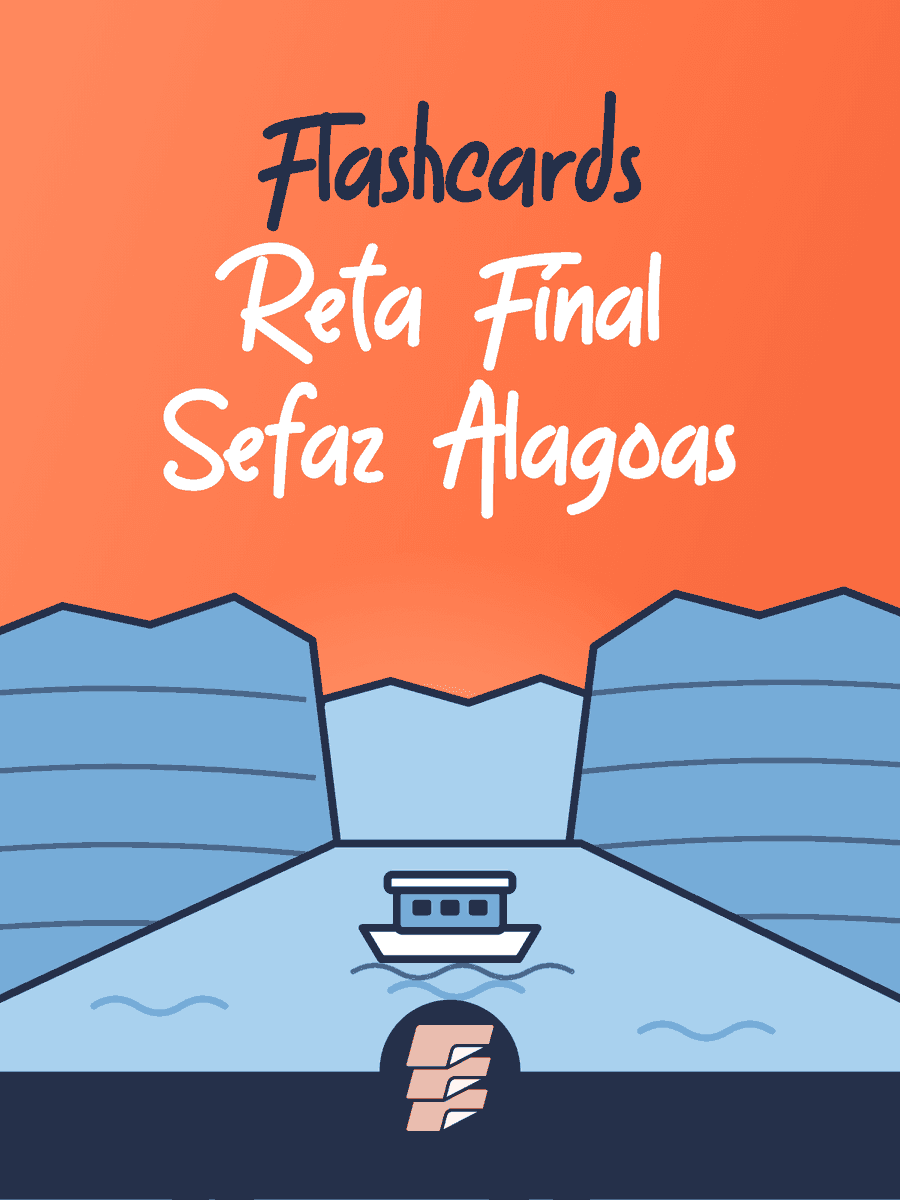 Capa de Flashcards Reta Final SEFAZ-AL
