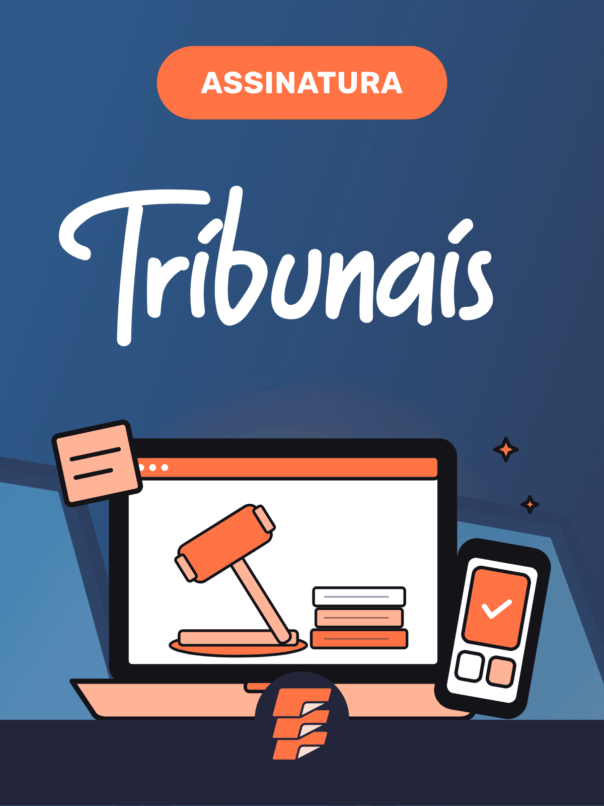 Capa do material Assinatura Tribunais