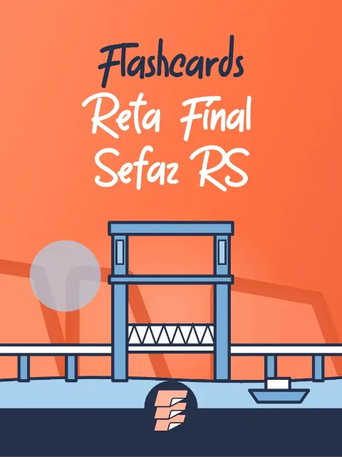 Capa de Flashcards Reta Final SEFAZ-RS
