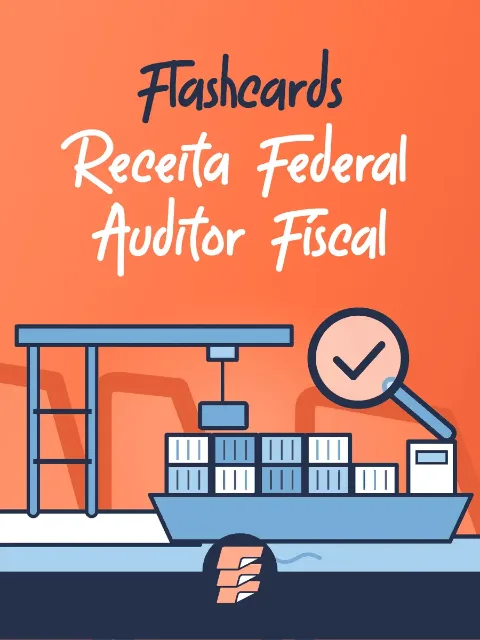 Capa de Flashcards Receita Federal Auditor Fiscal