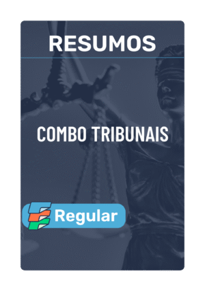 Combo de resumos esquematizados para concursos da área tribunais