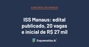 Concurso ISS Manaus: edital publicado pela FCC para Auditor Fiscal de Tributos Municipais