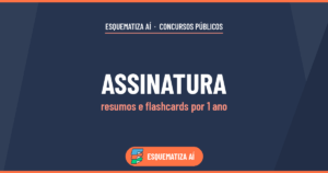 Assinatura Esquematiza Aí: resumos e flashcards